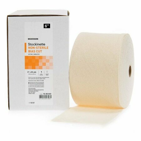 MCKESSON Bias Cut Stockinette, 6 Inch x 50 Yard, 6PK 16-4B-650